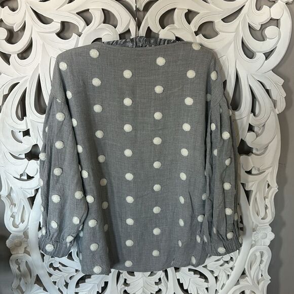 Zara Polka Dot Blouse - Picture 4 of 5